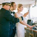 Sea Captain officiating a wedding